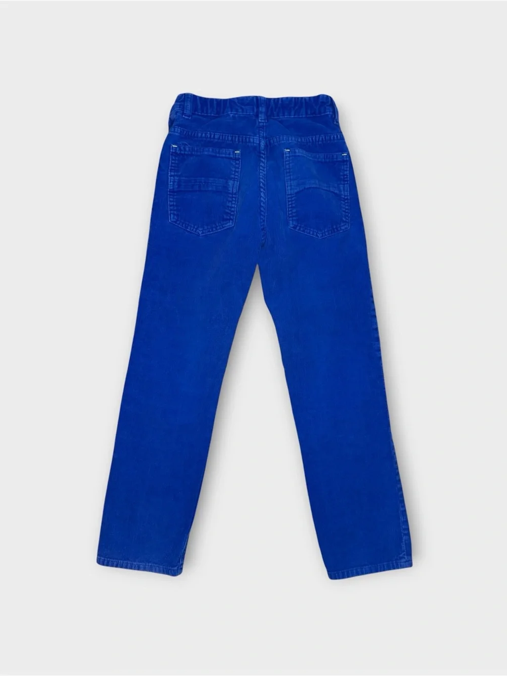 Mini Boden Blue Corduroy Straight Leg Pants